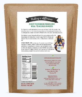 Jiva Organics barley flour stored with staples supporting pantry organization.