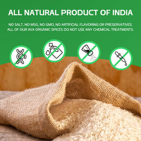 Jiva Organics Basmati Rice plated with curry demonstrates versatile side dish