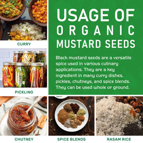 Jiva Organics black mustard seeds on pantry shelf ready to use