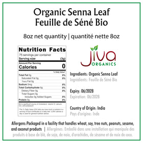 Jiva Organics brand label on packaging communicates organic certification.