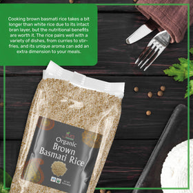 Jiva Organics Brown Basmati Rice cooking steam releases fragrant, inviting aroma