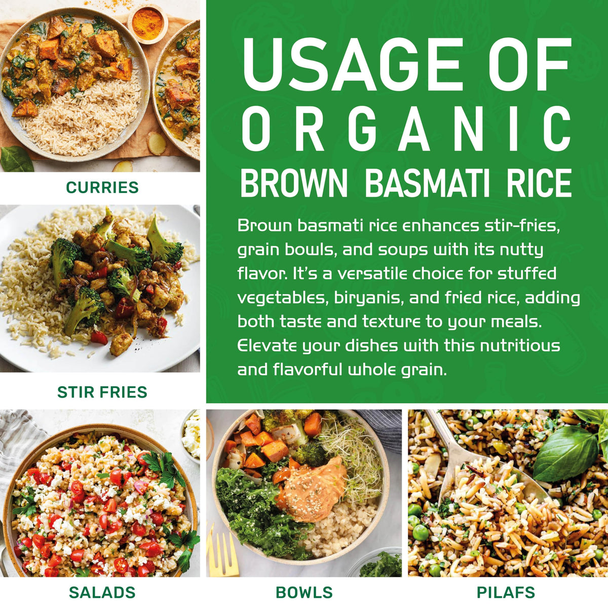 Jiva Organics Brown Basmati Rice certified organic farm sourcing.