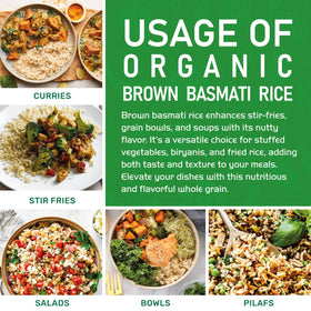 Jiva Organics Brown Basmati Rice certified organic farm sourcing.