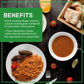 Jiva Organics bulgur simmering in pot ideal for speedy weeknight meals.