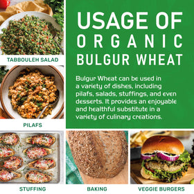 Jiva Organics bulgur wheat fine golden color reflects quality grain