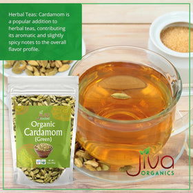 Jiva Organics cardamom pods stored for pantry freshness and convenient use