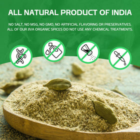 Jiva Organics cardamom pods for masala chai and spice blends