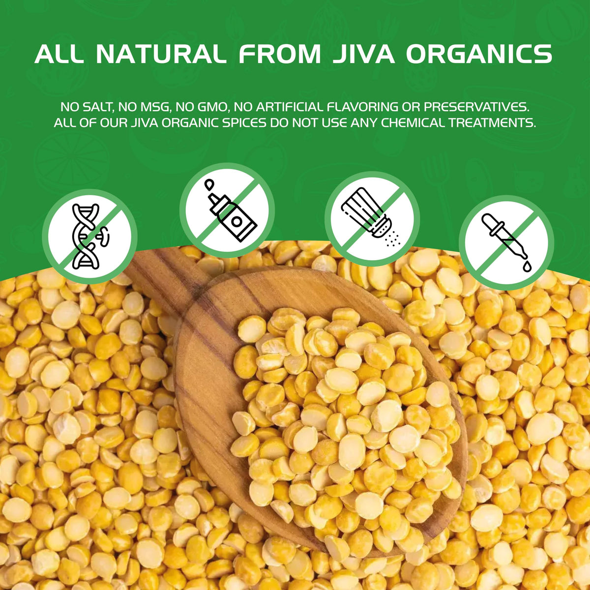 Jiva Organics Chana Dal Indian dish prep shows authentic use in classic recipes