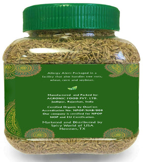 Jiva Organics cumin seeds on kitchen counter for quick flavor boosts.