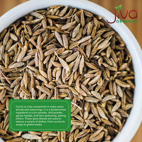 Jiva Organics cumin powder in kitchen setup for quick flavor boost in recipes