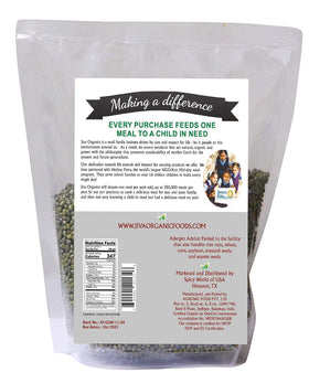 Pantry storage of Jiva Organics mung beans in a jar