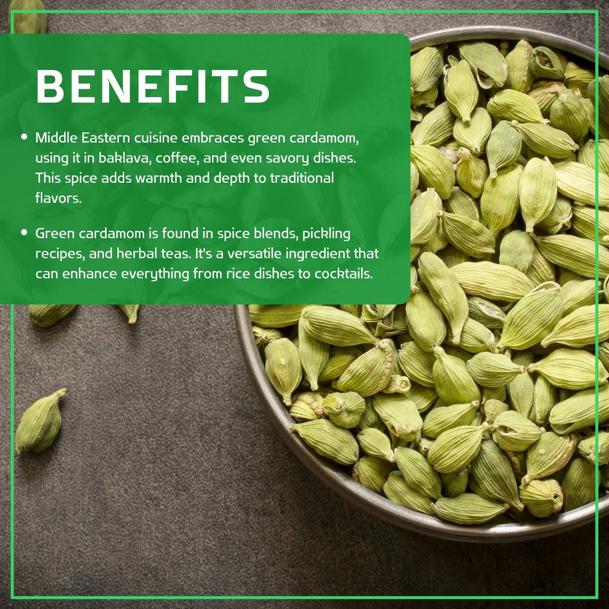 Jiva Organics organic elaichi cardamom pods suitable for authentic recipes
