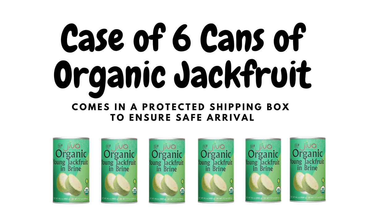 Six-pack of 14oz cans displayed for easy pantry staples in vegan recipes