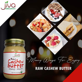 Baked-goods: Jiva Organics cashew butter adds dairy-free richness to treats.