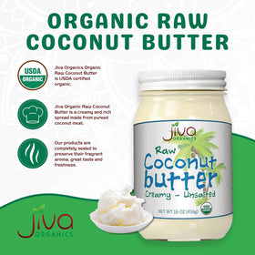 Jiva Organics coconut butter on toast with rich flavor