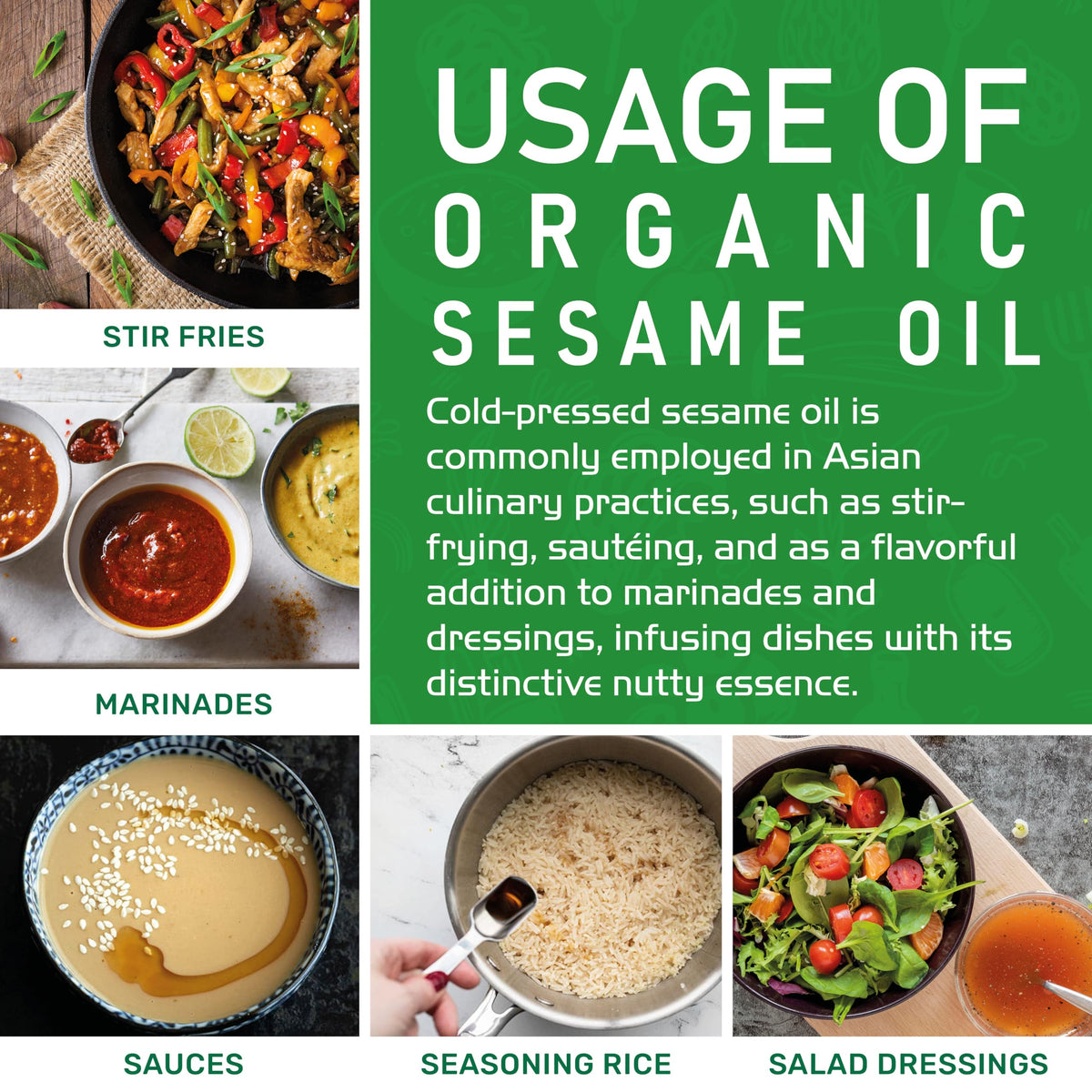 Jiva Organics sesame oil beside recipe card for home cooking