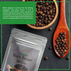 Jiva Organics steam-sterilized peppercorns preserve purity and aroma