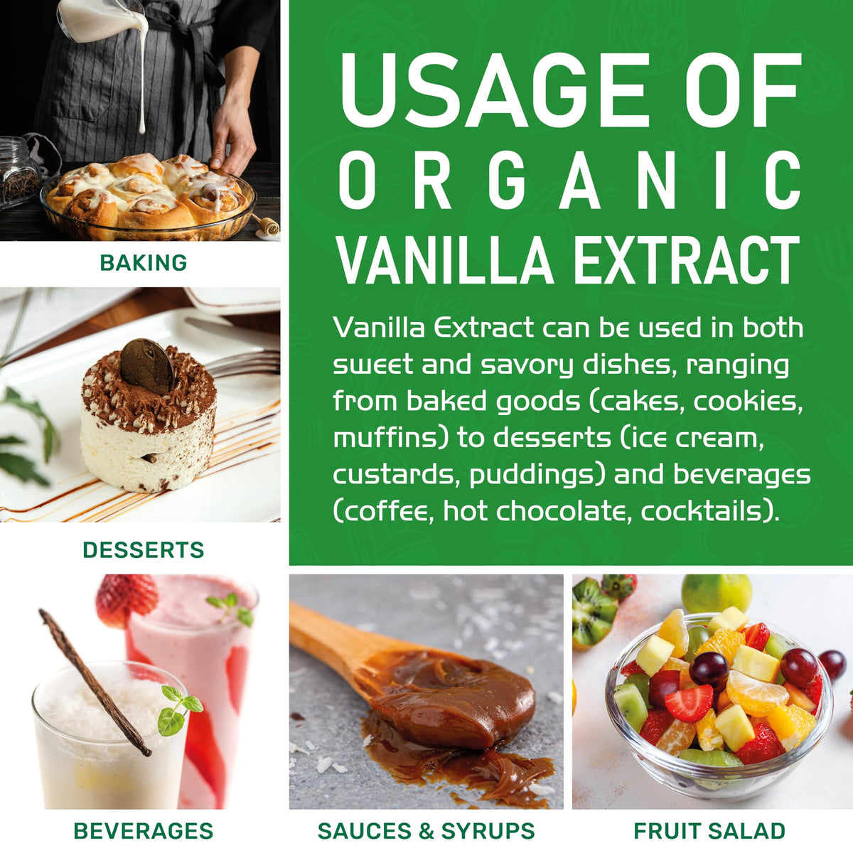 Jiva Organics vanilla extract in kitchen setup for recipes and drinks