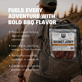 J&K Beef Brisket Jerky handcrafted small-batch process delivers consistent bold flavor.