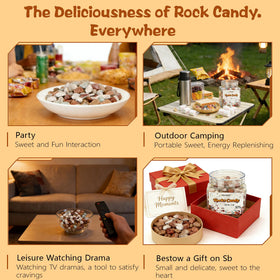 Non-GMO, gluten-free, peanut-free rocks ideal for safe decorating