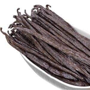 JL Gourmet Imports Madagascar vanilla beans, whole and pliable for baking and extract.