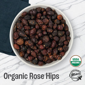 J Mac Botanicals Organic Rose Hips rosehips-tea-brew for vibrant aroma in every cup.