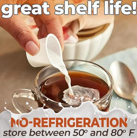 JMS Professional gift-stirrers set paired with creamer for easy coffee moments.