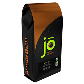 Jo Coffee Wild JO 2 lb package front with resealable tin-tie for freshness