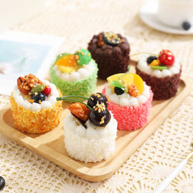 Joeabor decorative cake model with vibrant colors suited for shelf or table decor.