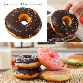 Joeabor decorative donut on dining table adds warm, reusable decor.