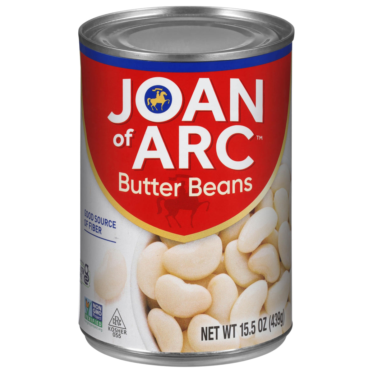 Joan of Arc Butter Beans 12-pack cans for versatile meals
