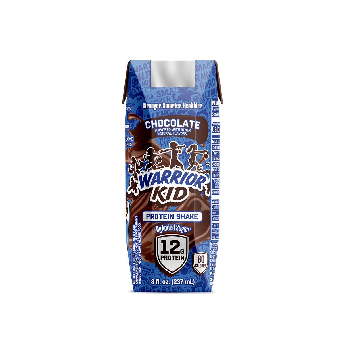 Jocko Fuel Warrior Kid chocolate shake bottle for on-the-go protein.