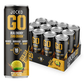 Origin Jocko GO energy drink can with lemonade flavor boosts focus and clean energy