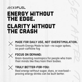 Crisp Jocko GO can design signaling zero sugar for keto-friendly use