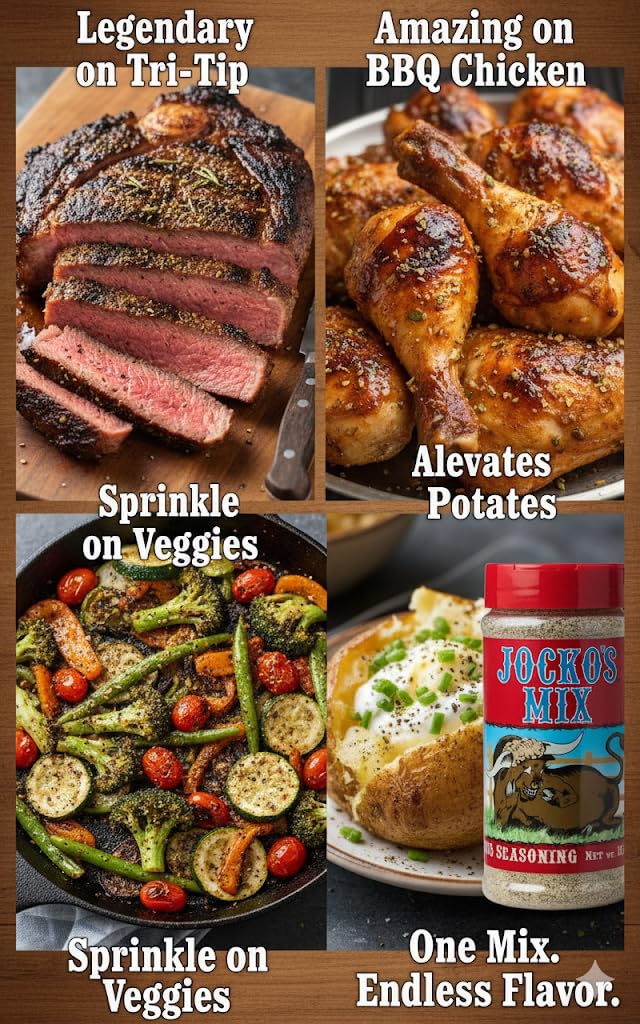 Seasoned vegetables look vibrant with Santa Maria-style flavor.