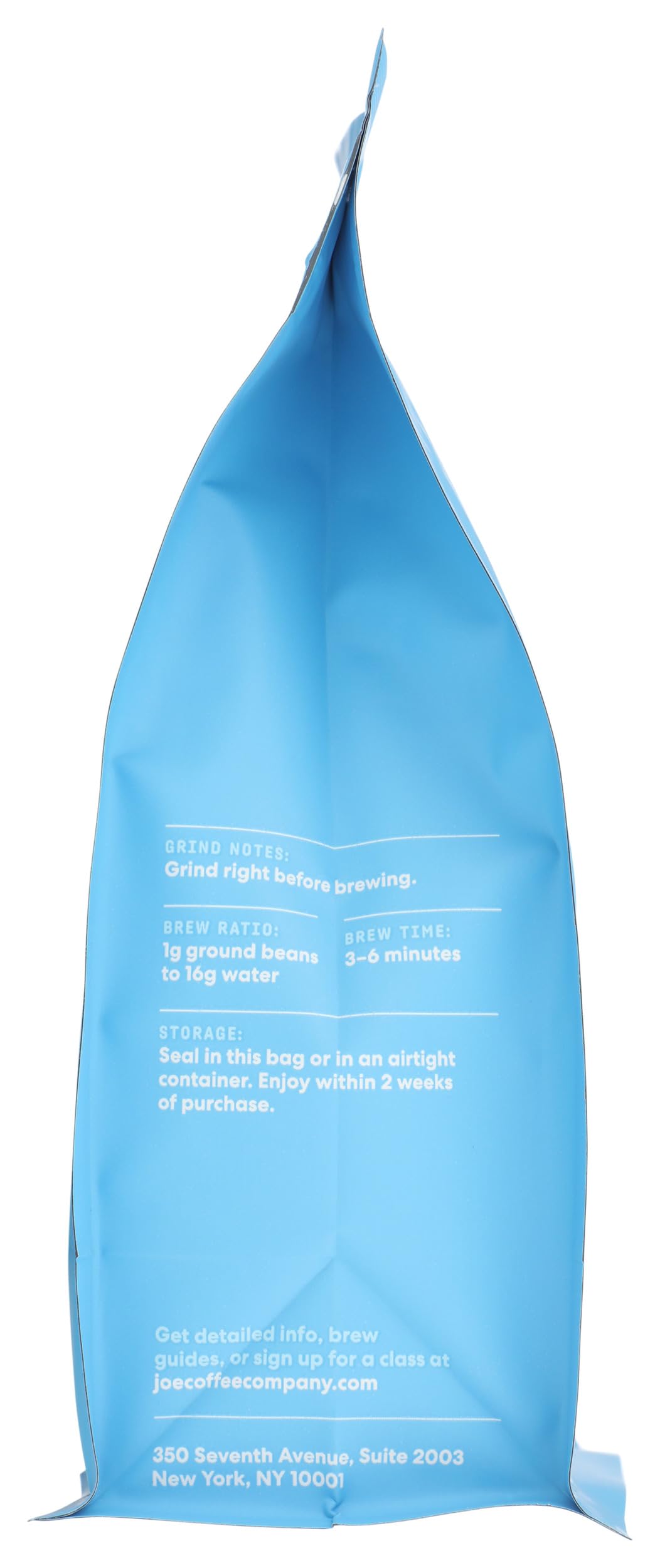 Joe Coffee Daily bag ready-to-pour scene suggests consistent home brewing.