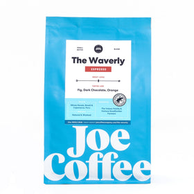 Joe Coffee Company Waverly bag front view for home brewing