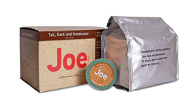 Joe Knows Coffee dark roast aroma in K-Cups for a rich morning ritual.