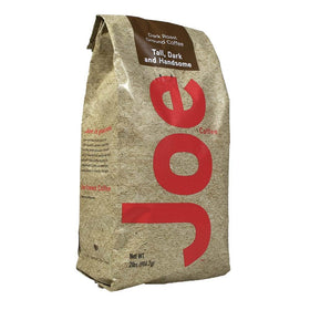 Ground coffee close-up for a bold, smooth Tall Dark and Handsome brew