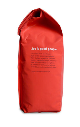 Aromatic Wake Up Joe steam rising from a hot cup.
