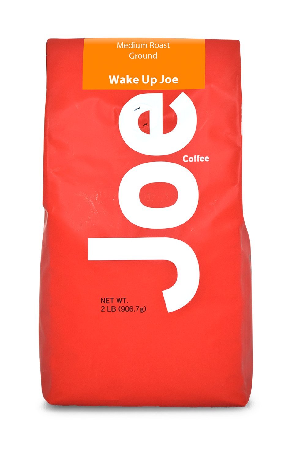 Joe Knows Coffee Wake Up Joe ground coffee in a 2lb bag for daily brewing.