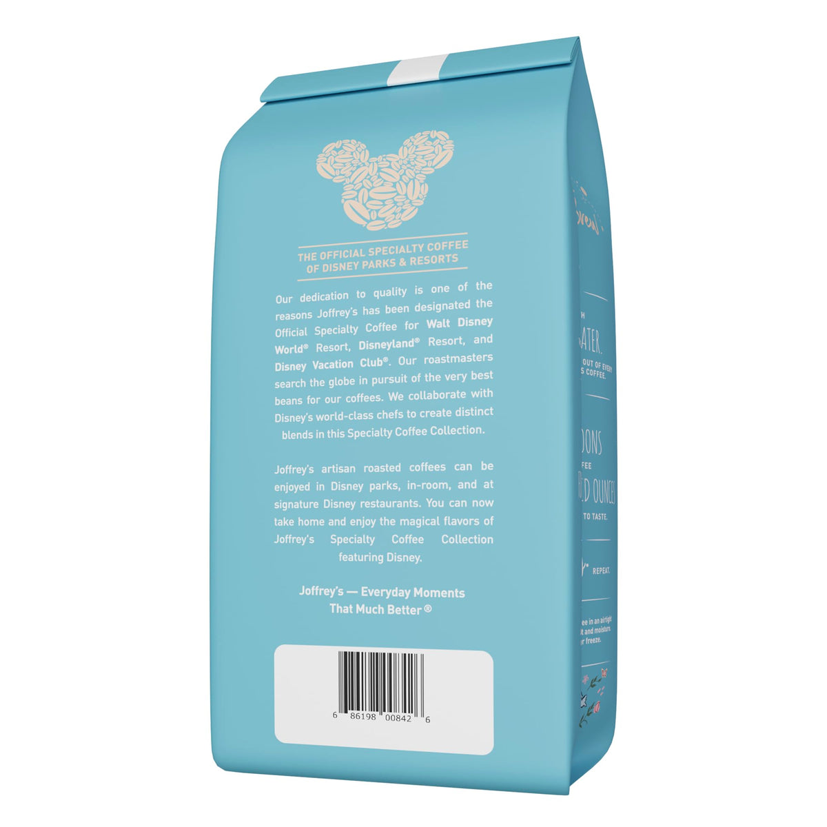 Joffrey's Cinderella Ballroom Brew ground coffee bag ready for everyday brewing.