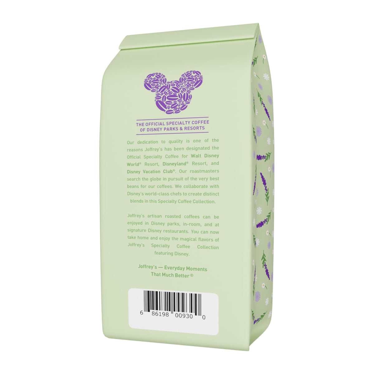 Joffrey’s Daisy Duck Lovely Lavender coffee beans ready to grind for aroma