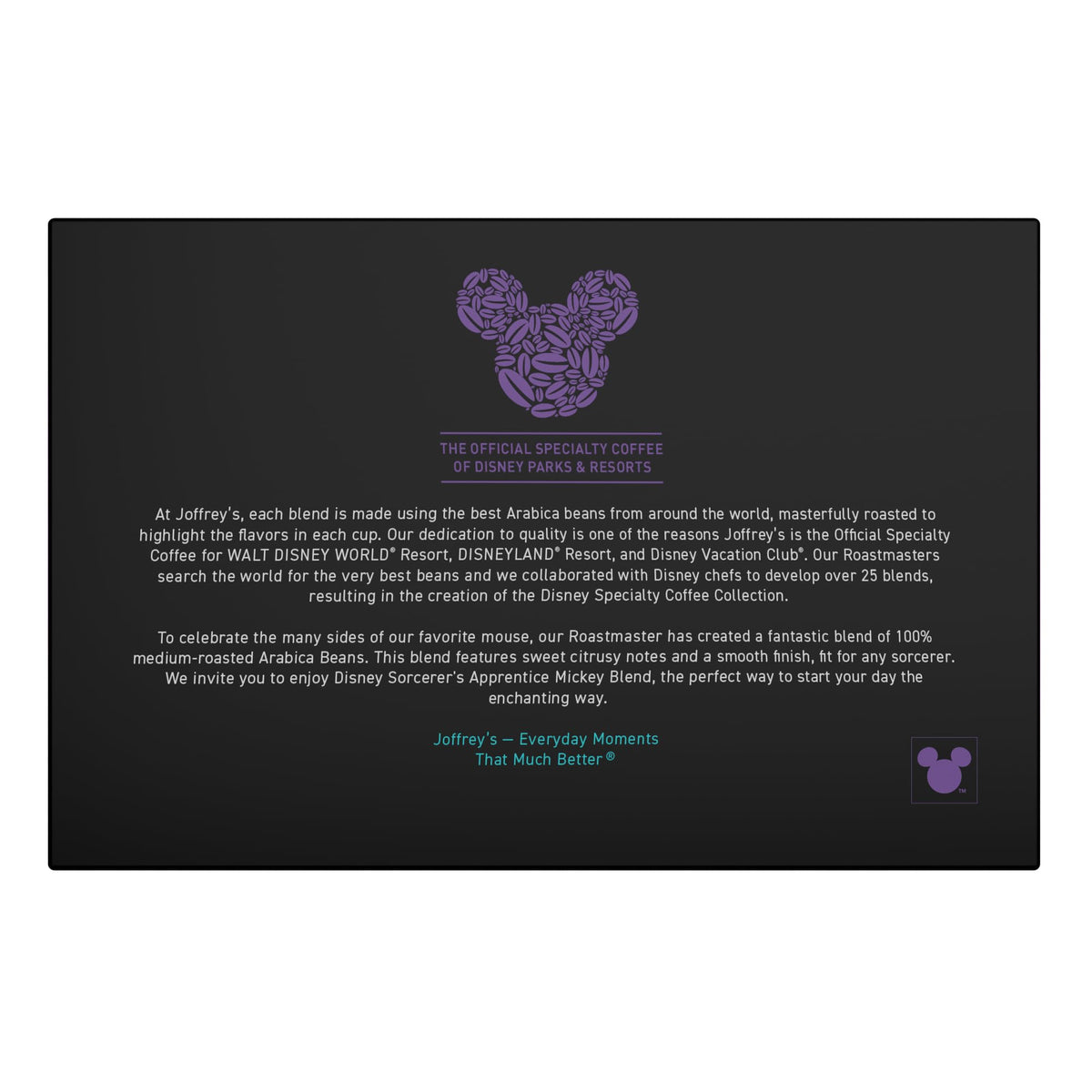 Disney Haunted Mansion Foolish Mocha packaging with Disney charm