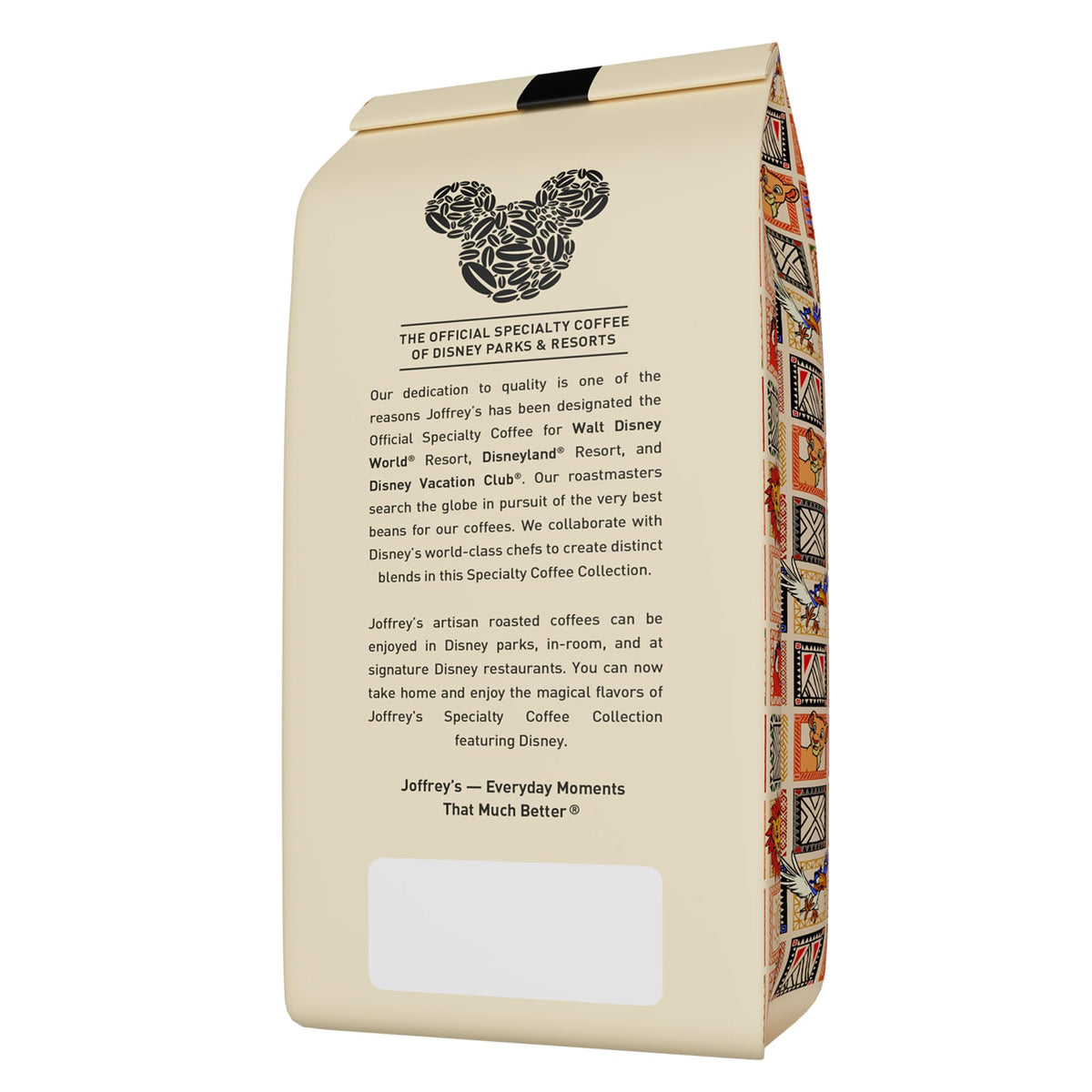 Joffrey's Lion King 30th Anniversary Arabica beans showcase ethical sourcing and bold flavor.