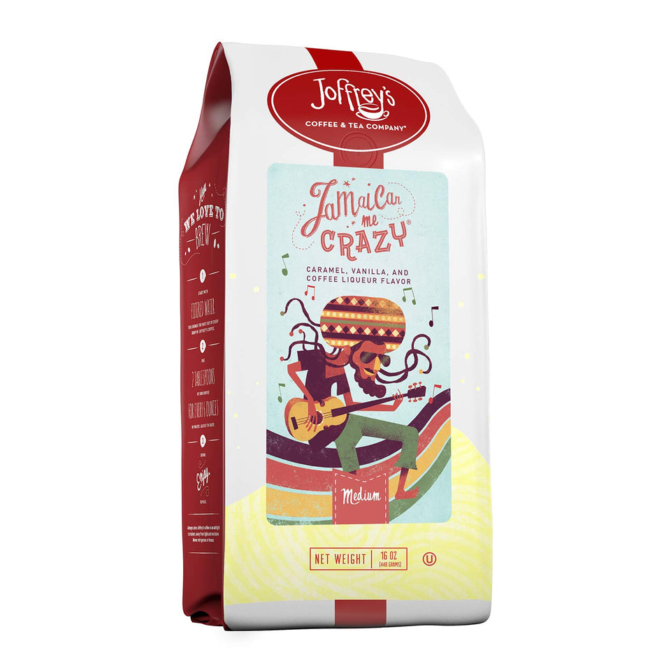 Joffrey's Jamaican Me Crazy packaging highlighting flavor and freshness