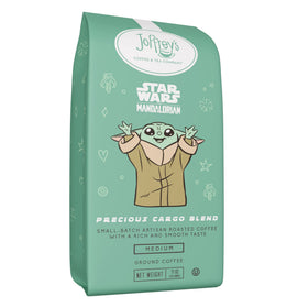 Joffrey's Mandalorian Precious Cargo Blend ground coffee enhances mornings with rich, smooth flavor.