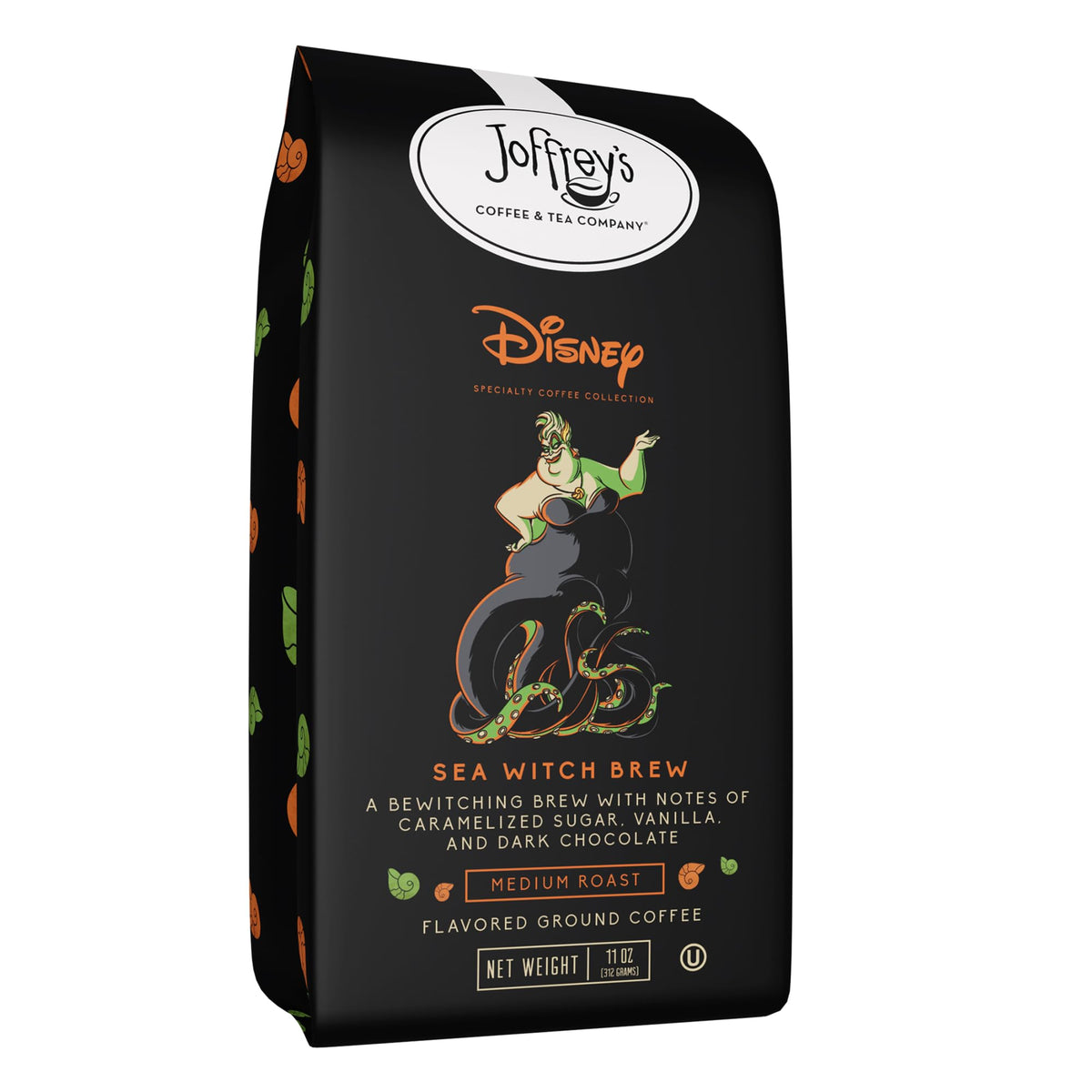 Joffrey's Sea Witch Brew pack shot for Disney fans highlighting flavor