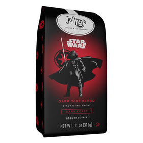 Joffrey's STAR WARS Dark Side Blend bag - premium beans for bold brew.