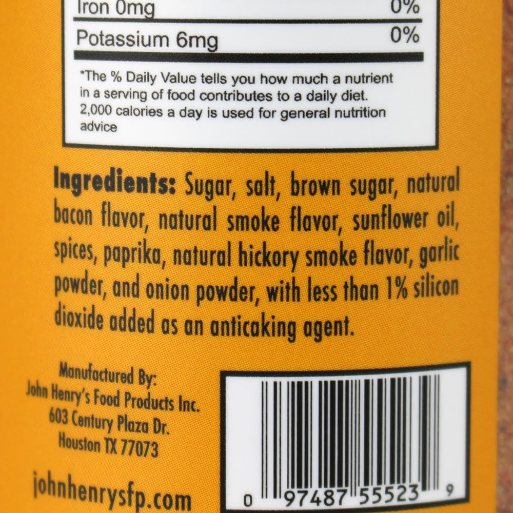 Packaging shows 11.5 oz bottle of Honey Rib Rub seasoning